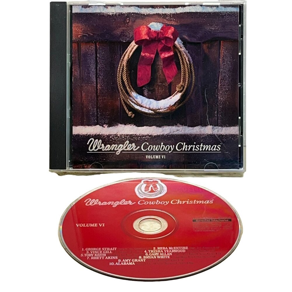 Wrangler Cowboy Christmas Volume VI CD Country 10 Songs 1998 George Strait